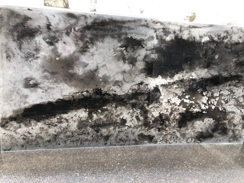4x8 sheet of blackened aluminum
