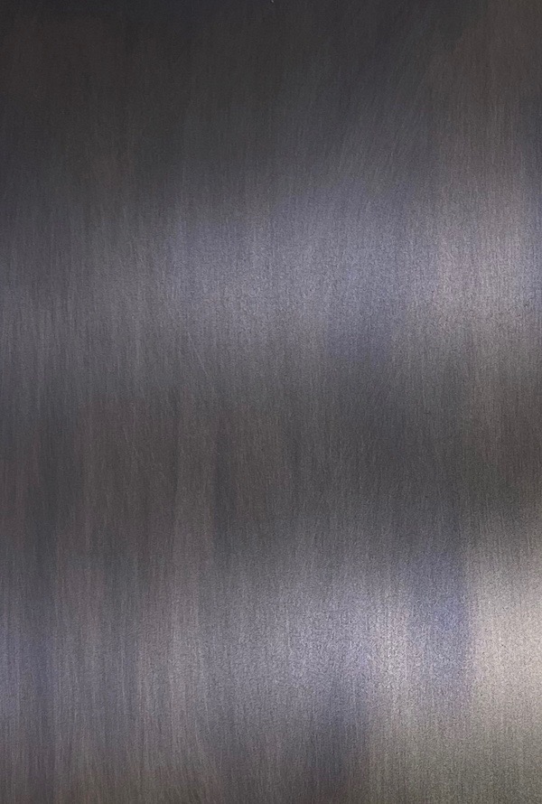 Bronze sample with rough brushed black