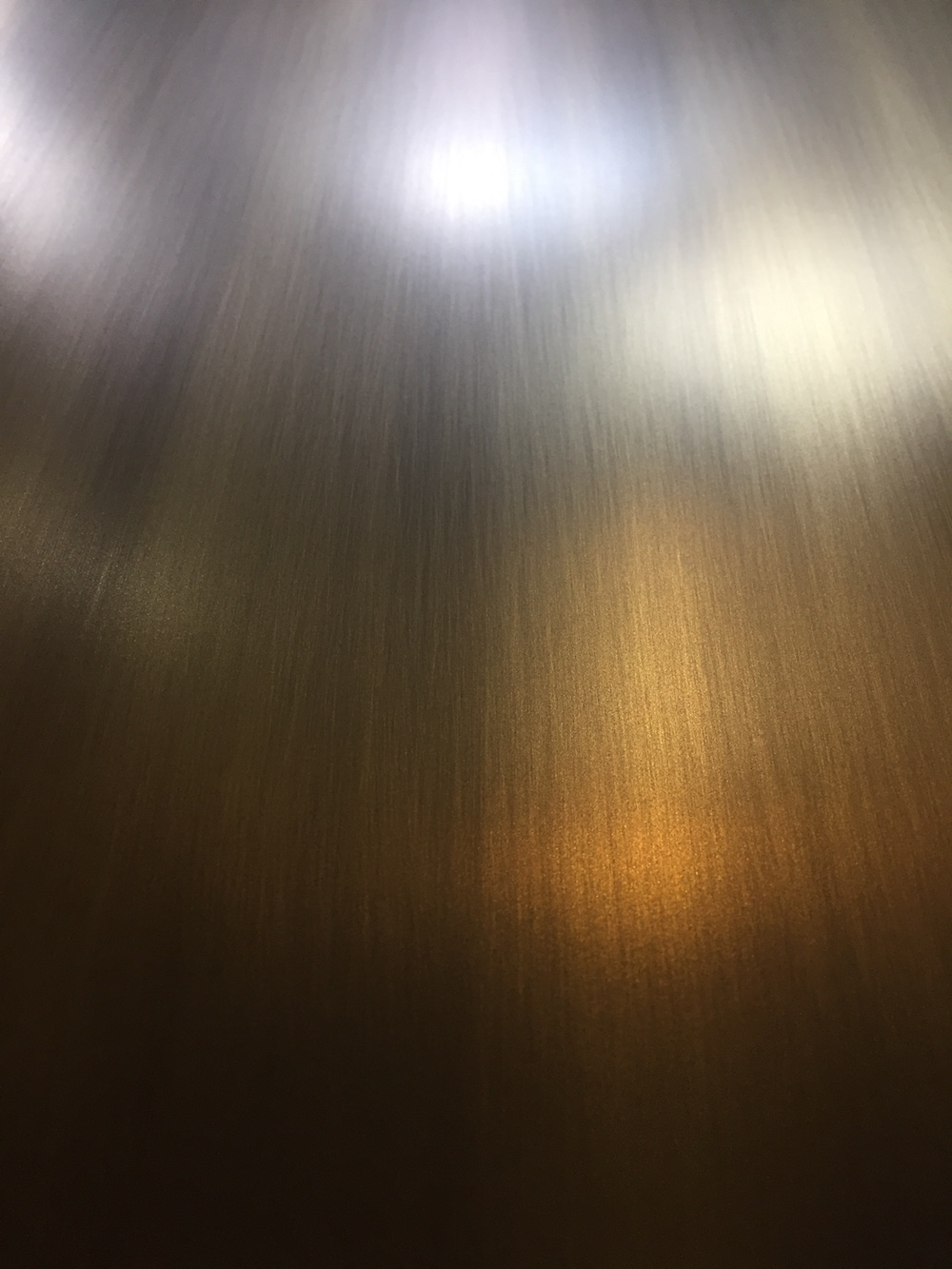 Brushed bronze sample